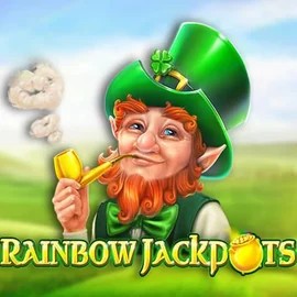 Rainbow Jackpots logo by Red Tiger Gaming at Lizaro Casino