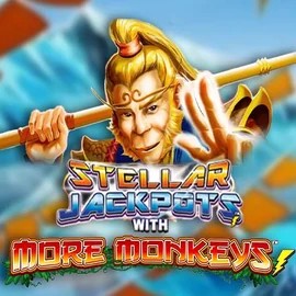 Try Stellar Jackpots with More Monkeys slot by Lightning Box Game on lizzaro.gr – logo image