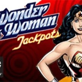 Official Jackpots logo: Wonder Woman Jackpots by Amaya at Lizaro Casino
